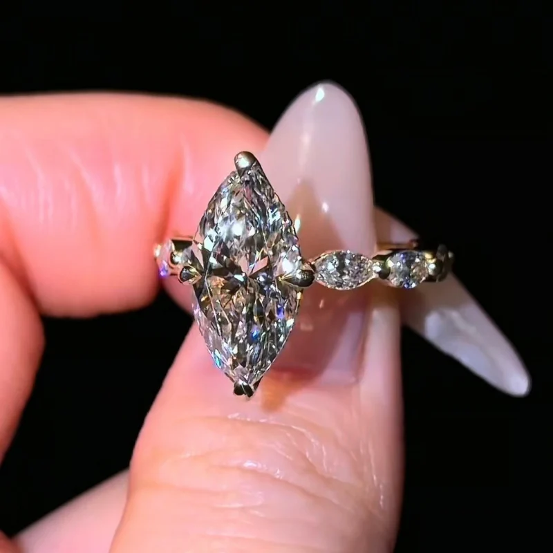 Noctra Marquise Lab-Grown Diamond Limited Edition · marquise cut · lab-grown diamond ring
