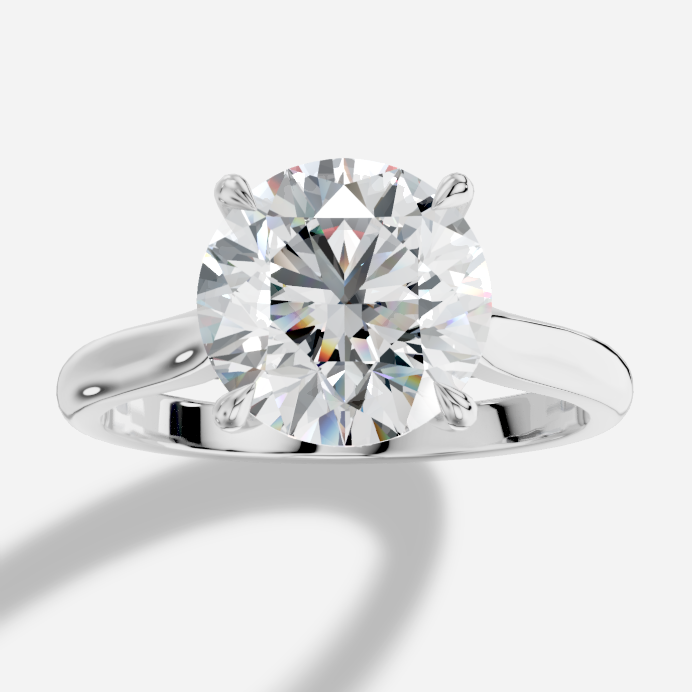 Secret Lab-Grown Diamond Solitaire Ring