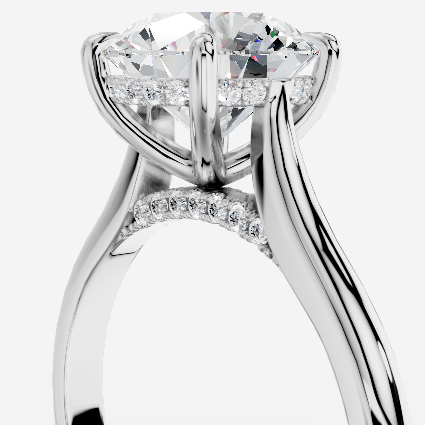 Secret Lab-Grown Diamond Solitaire Ring alternate view