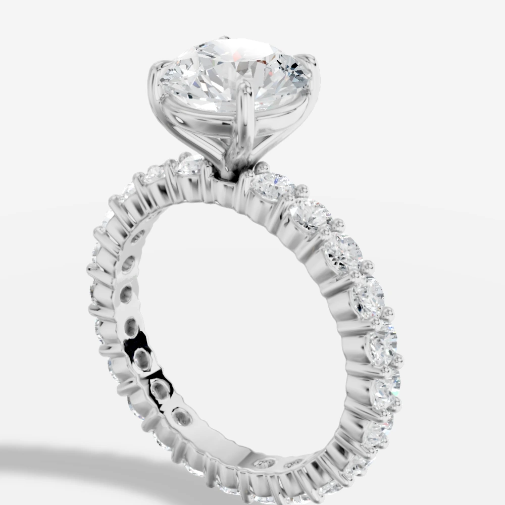 Imperial Lab-Grown Diamond Ring · round cut · lab-grown diamond ring · white gold