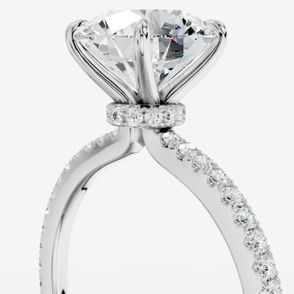 Selene Lab-Grown Diamond Solitaire Ring alternate view