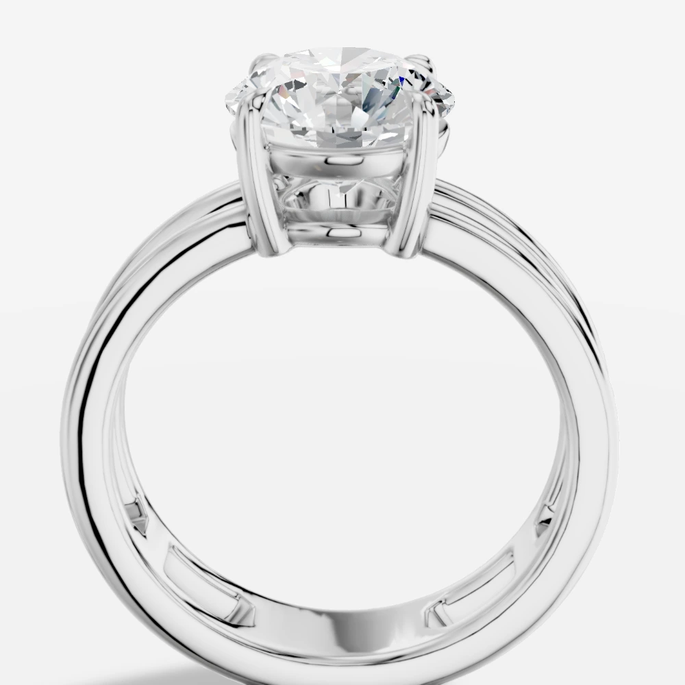 Eterna Lab-Grown Diamond Ring · round cut · lab-grown diamond ring · white gold
