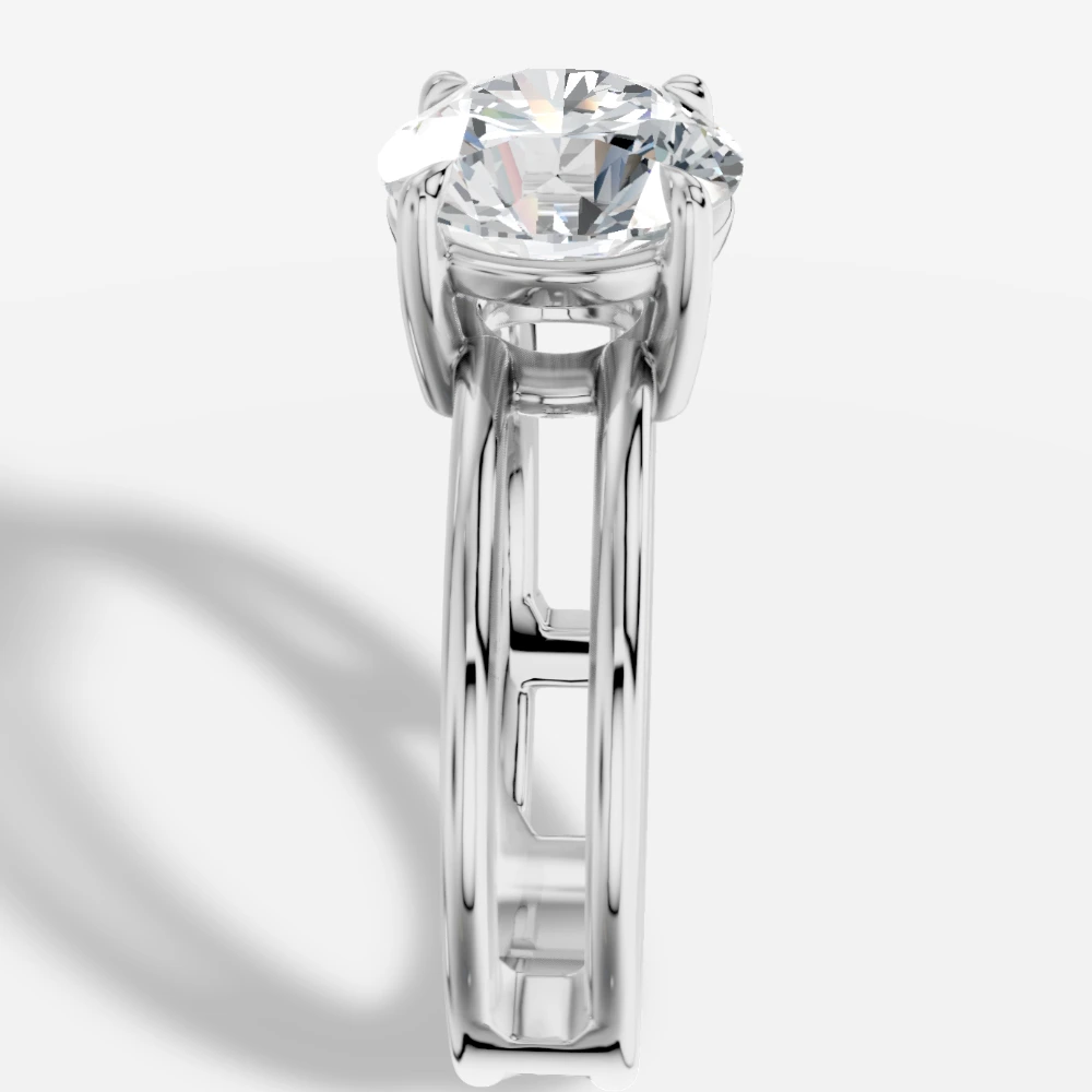 Eterna Lab-Grown Diamond Ring · round cut · lab-grown diamond ring · white gold