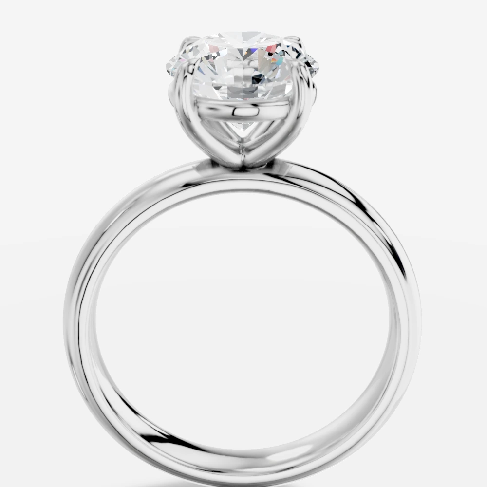 Aurelia Lab-Grown Diamond Ring · round cut · lab-grown diamond ring · white gold