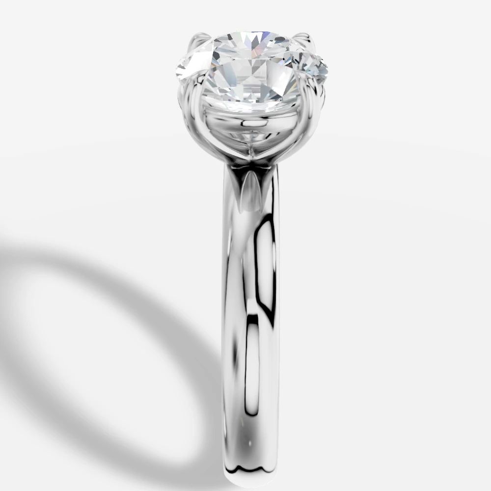 Aurelia Lab-Grown Diamond Ring · round cut · lab-grown diamond ring · white gold
