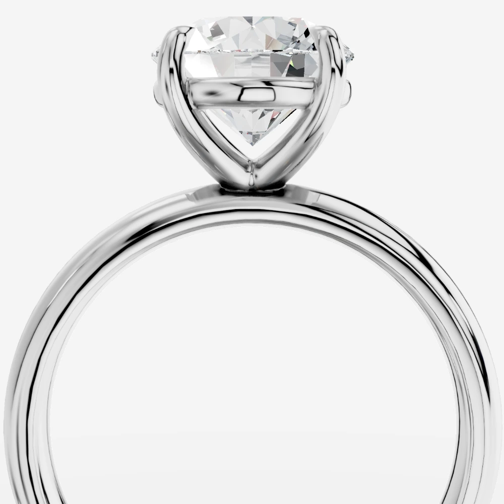 Aurelia Lab-Grown Diamond Ring · round cut · lab-grown diamond ring · white gold