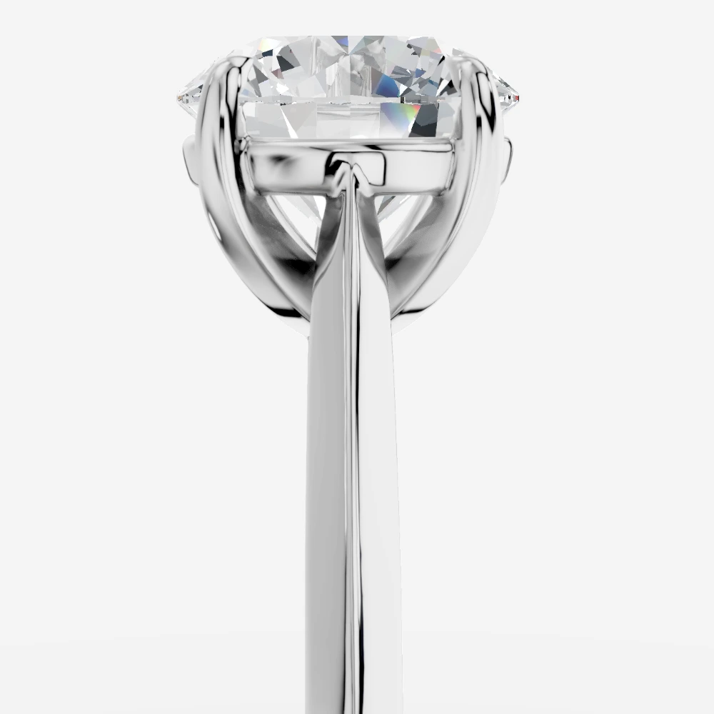 Helia Lab-Grown Diamond Ring · round cut · lab-grown diamond ring · white gold