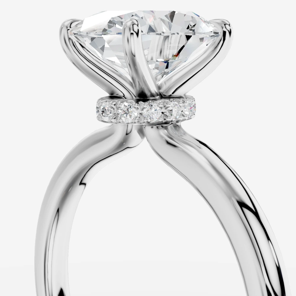 Elysium Oval-Cut Lab-Grown Diamond Ring alternate view