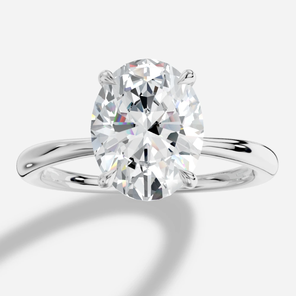 Cybele Oval-Cut Lab-Grown Diamond Ring