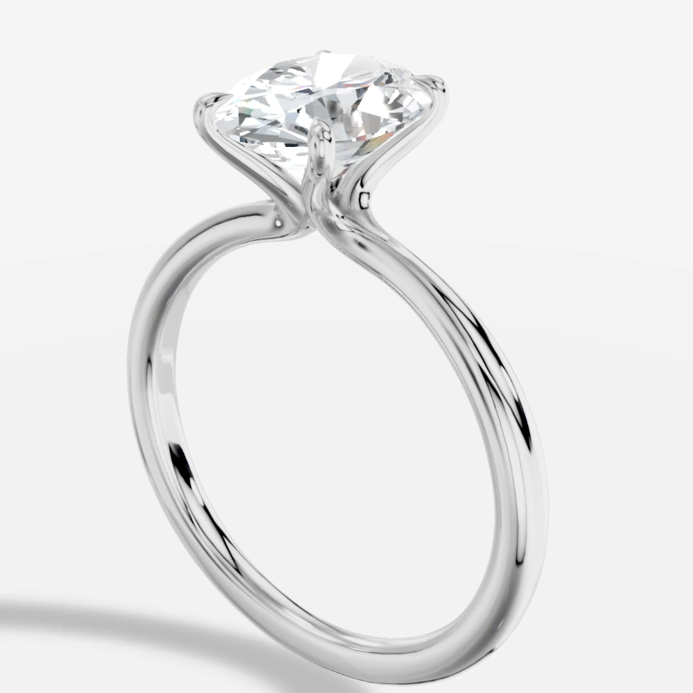 Cybele Oval Laboratuvar Pırlantası Yüzük · oval kesim · laboratuvar pırlantası yüzük · beyaz altın