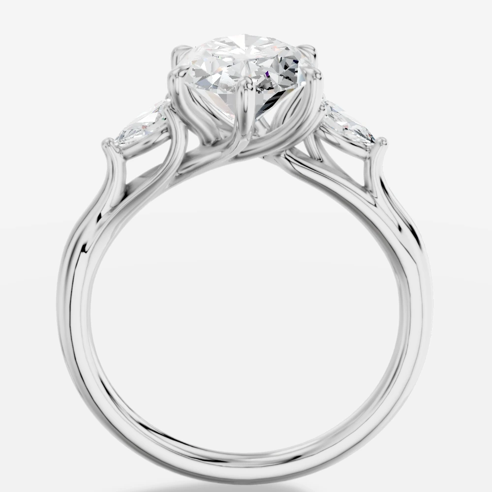 Celeste Oval Laboratuvar Pırlantası Yüzük · oval kesim · laboratuvar pırlantası yüzük · beyaz altın