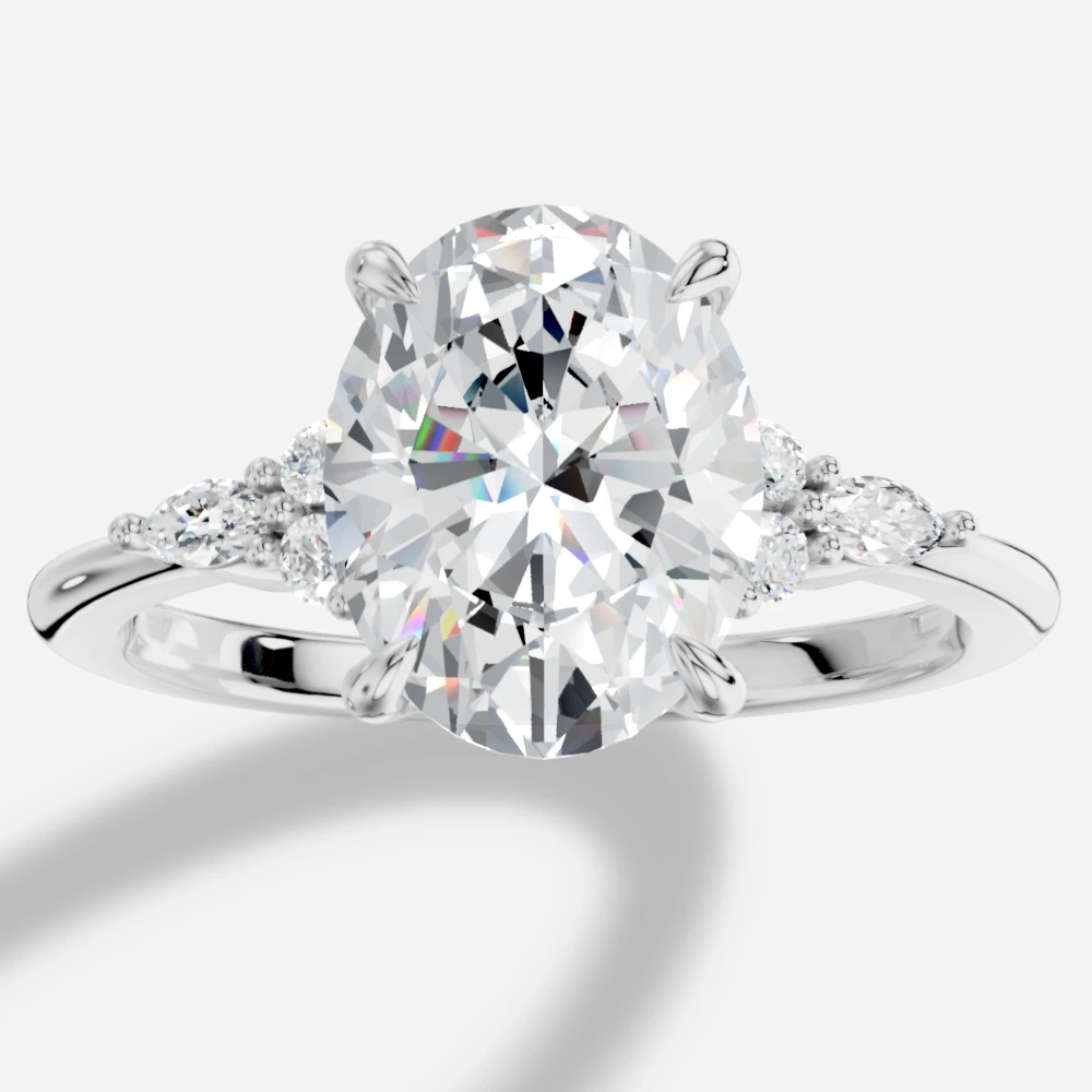 Liora Oval-Cut Lab-Grown Diamond Ring