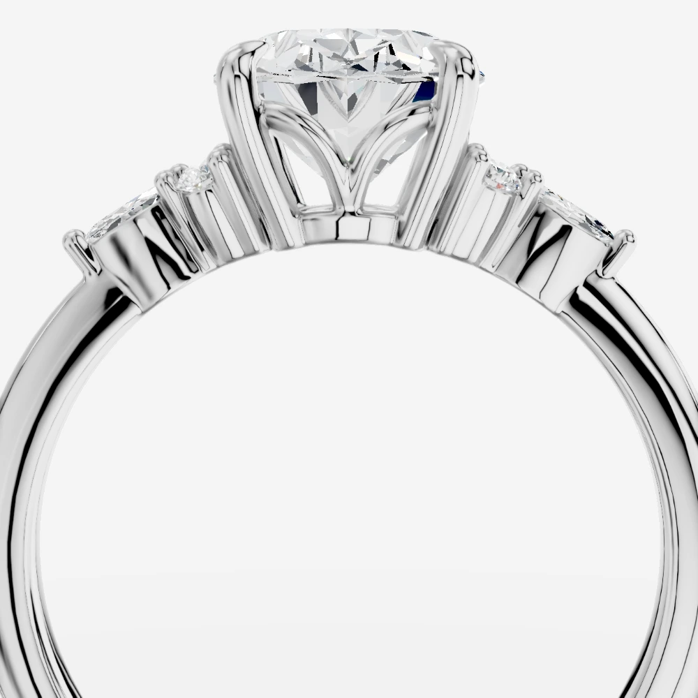 Liora Oval Lab-Grown Diamond Ring · oval cut · lab-grown diamond ring · white gold