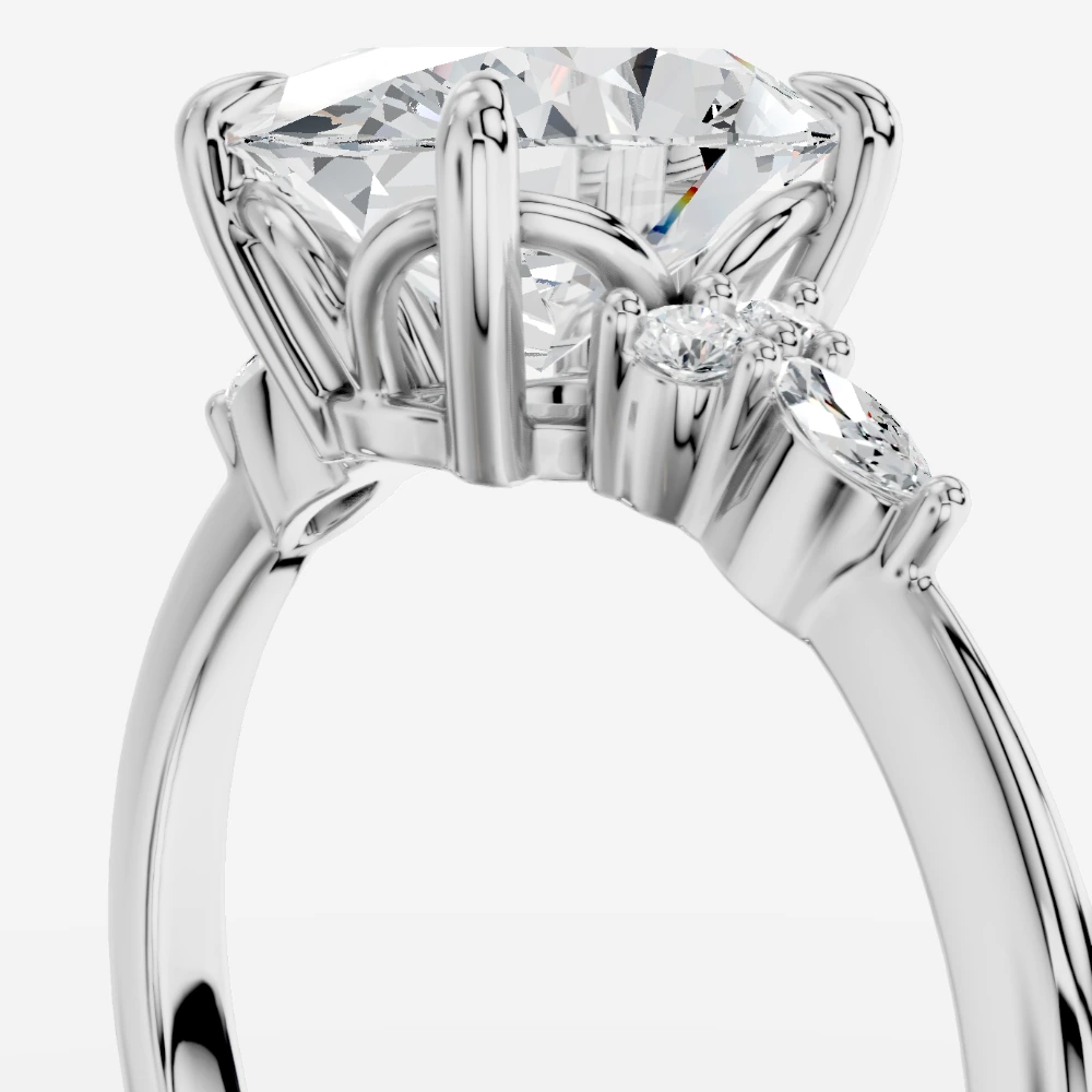 Liora Oval-Cut Lab-Grown Diamond Ring alternate view