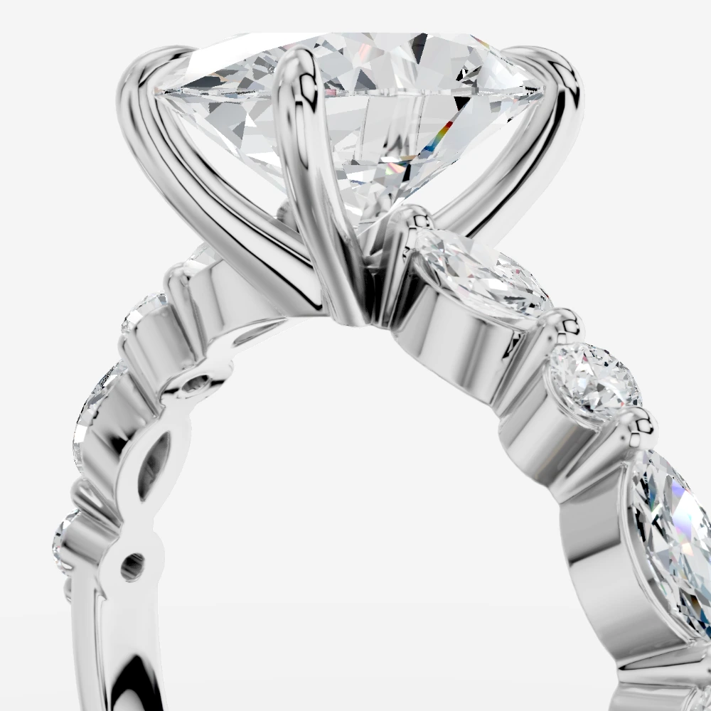 Royelle Oval-Cut Lab-Grown Diamond Ring alternate view