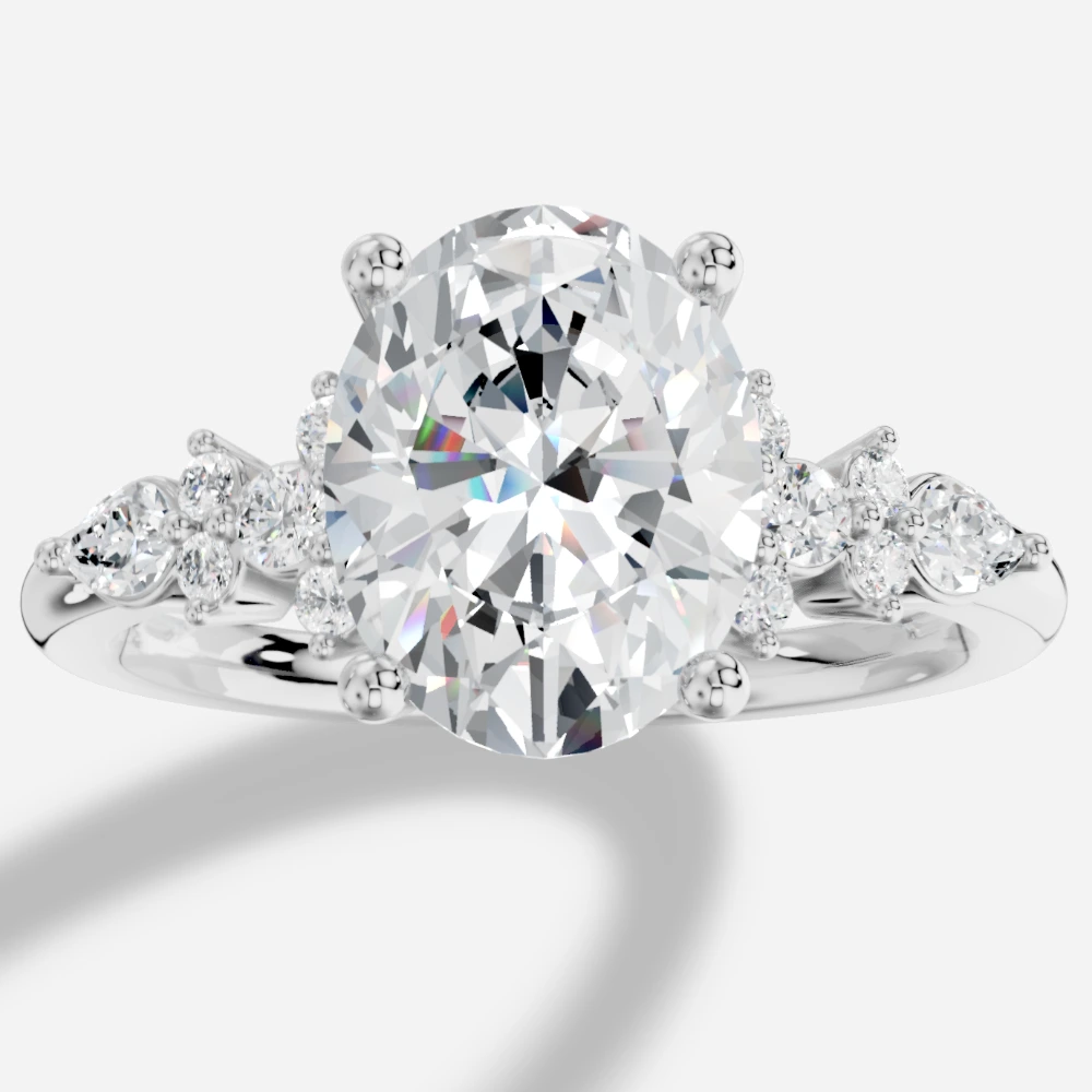Veloria Oval-Cut Lab-Grown Diamond Ring