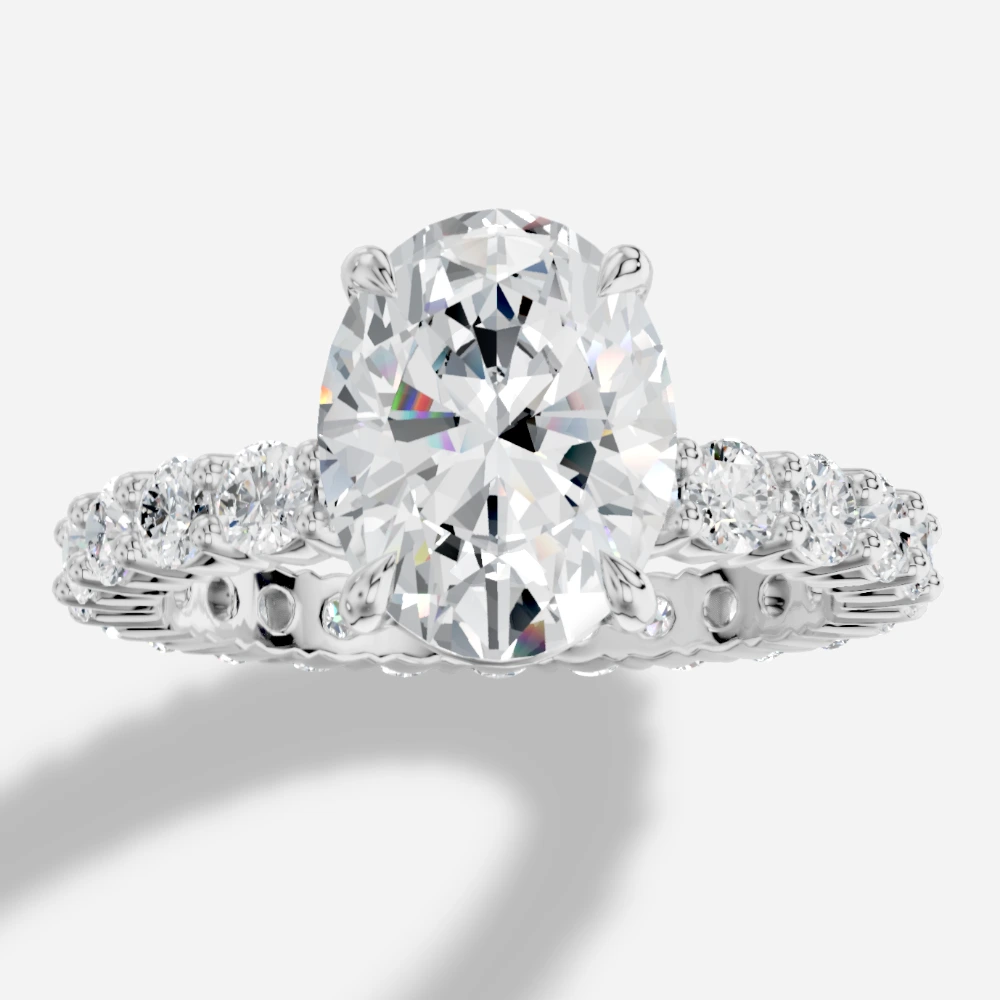 Imperial Oval-Cut Lab-Grown Diamond Ring