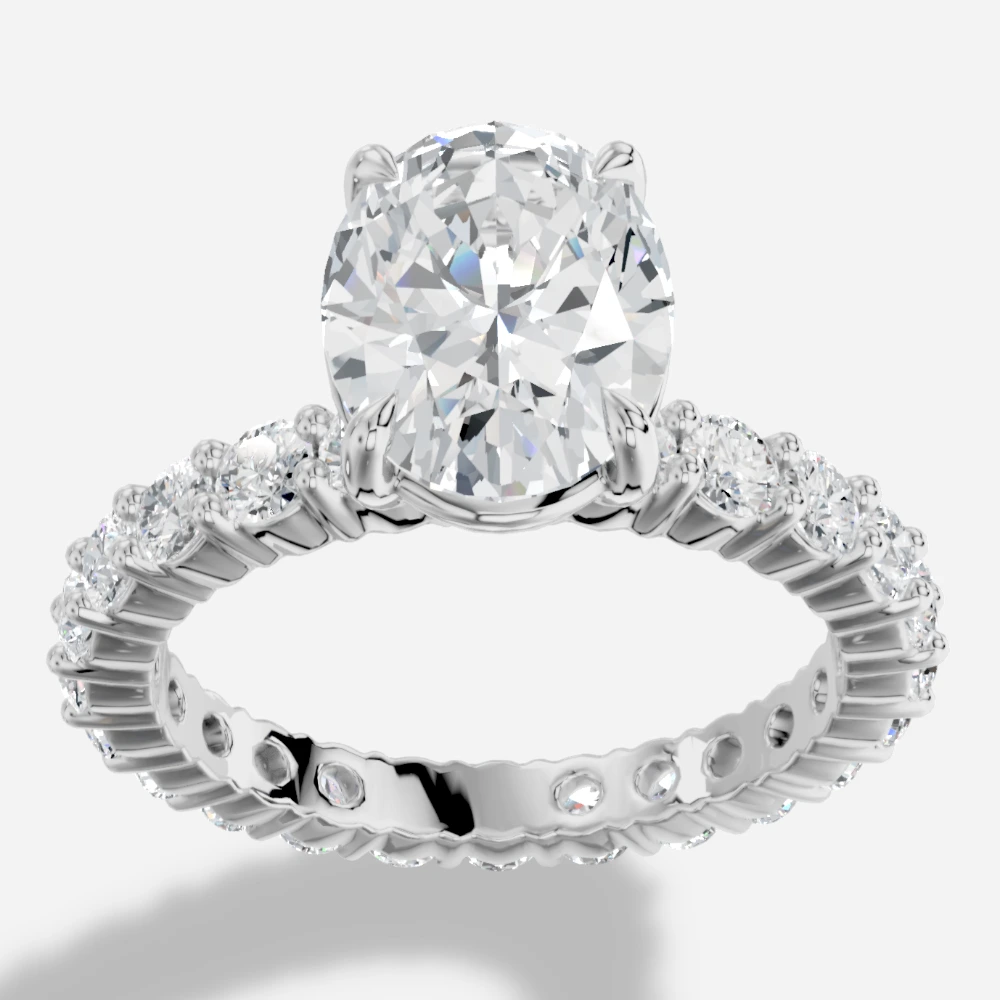 Imperial Oval Lab-Grown Diamond Ring · oval cut · lab-grown diamond ring · white gold