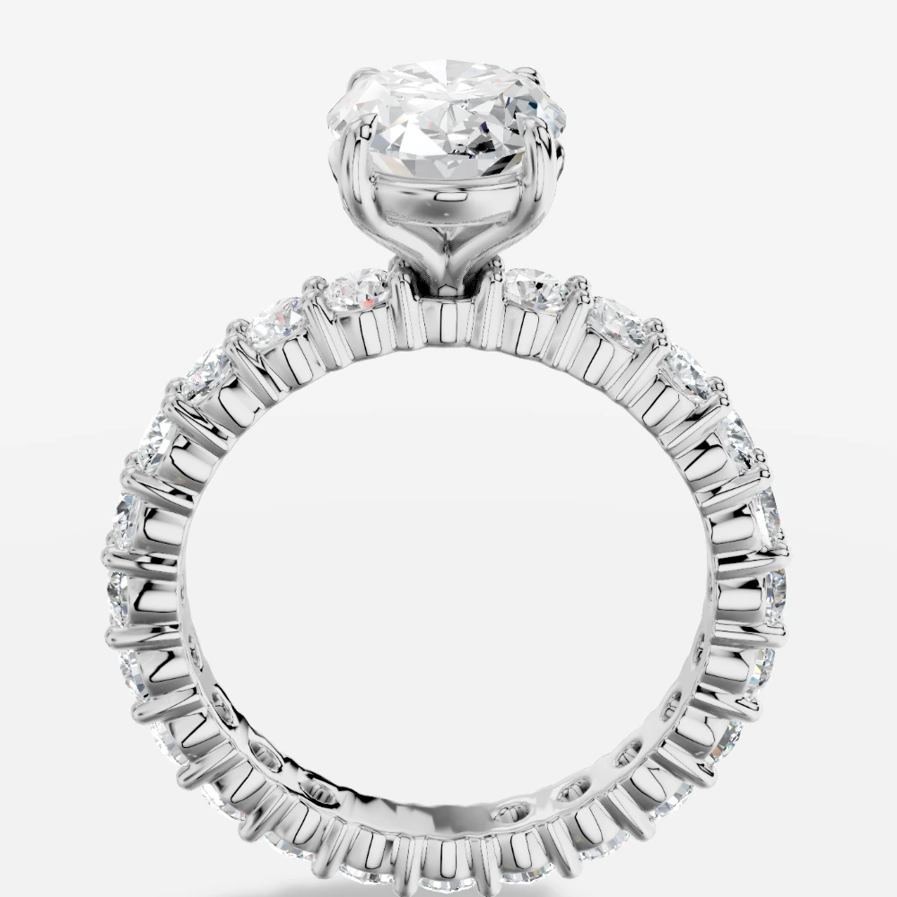 Imperial Oval Lab-Grown Diamond Ring · oval cut · lab-grown diamond ring · white gold