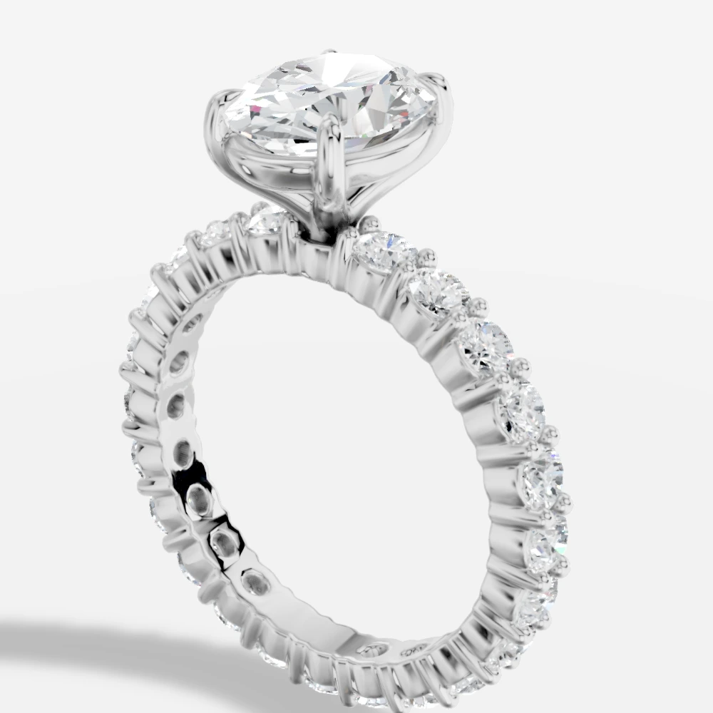 Imperial Oval-Cut Lab-Grown Diamond Ring alternate view