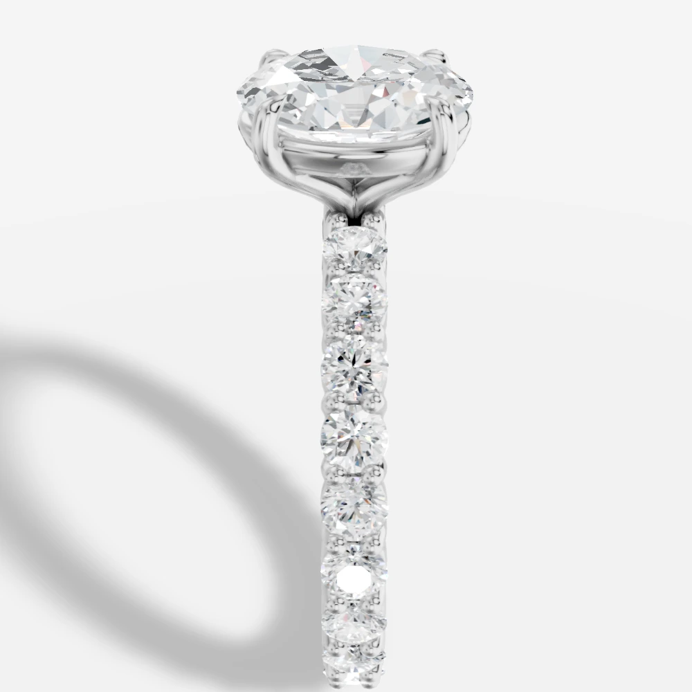 Imperial Oval Lab-Grown Diamond Ring · oval cut · lab-grown diamond ring · white gold