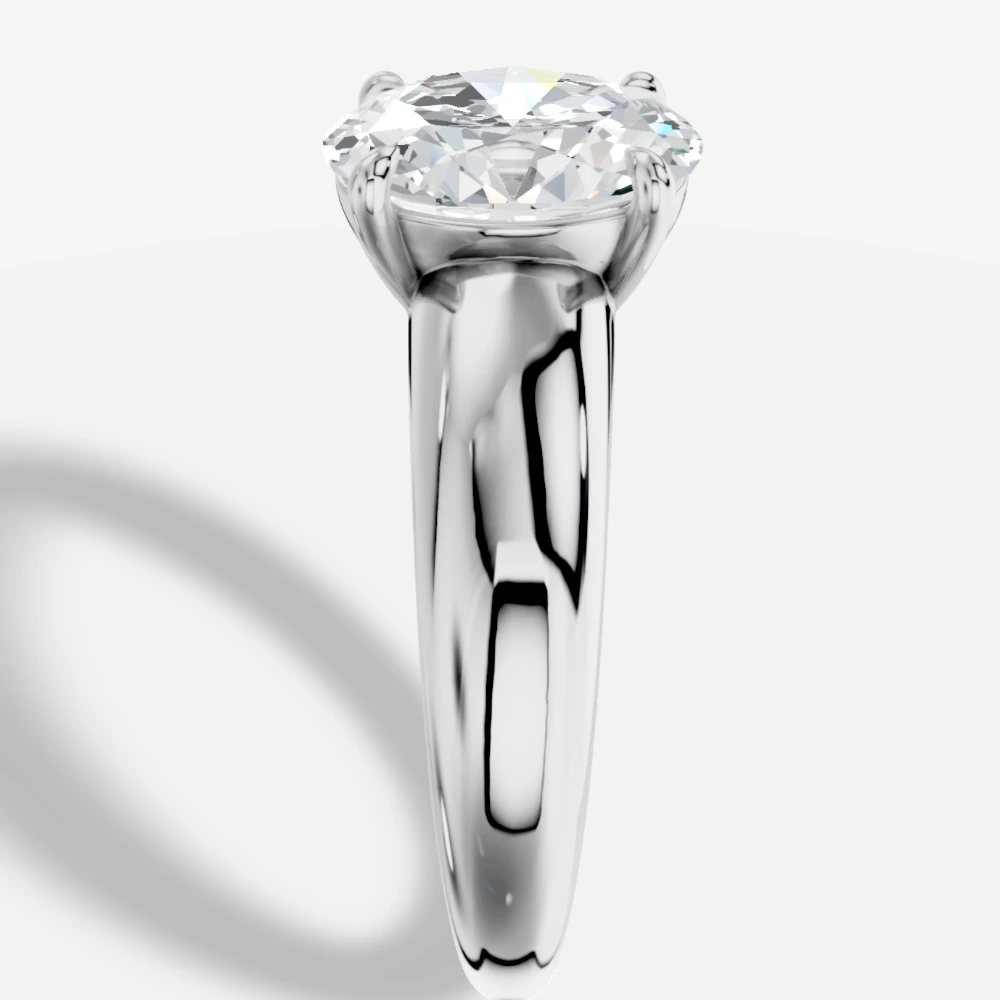 Velora Oval-Cut Lab-Grown Diamond Solitaire Ring alternate view