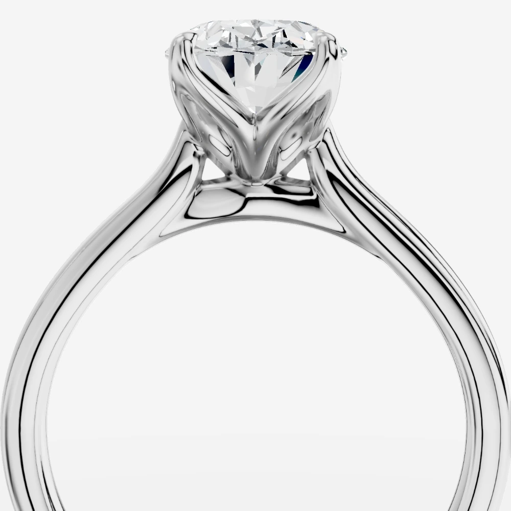 Amoria Oval Lab-Grown Diamond Solitaire Ring · oval cut · lab-grown diamond ring · white gold