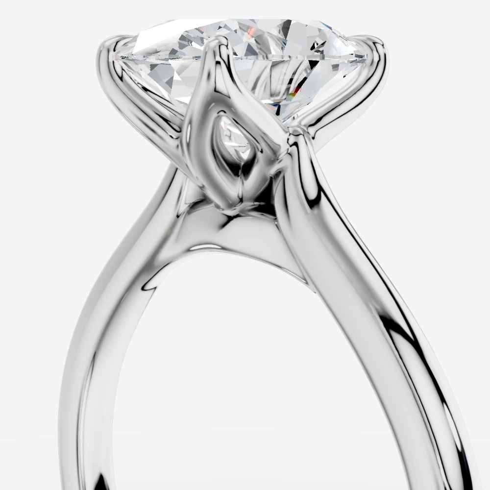 Amoria Oval-Cut Lab-Grown Diamond Solitaire Ring alternate view
