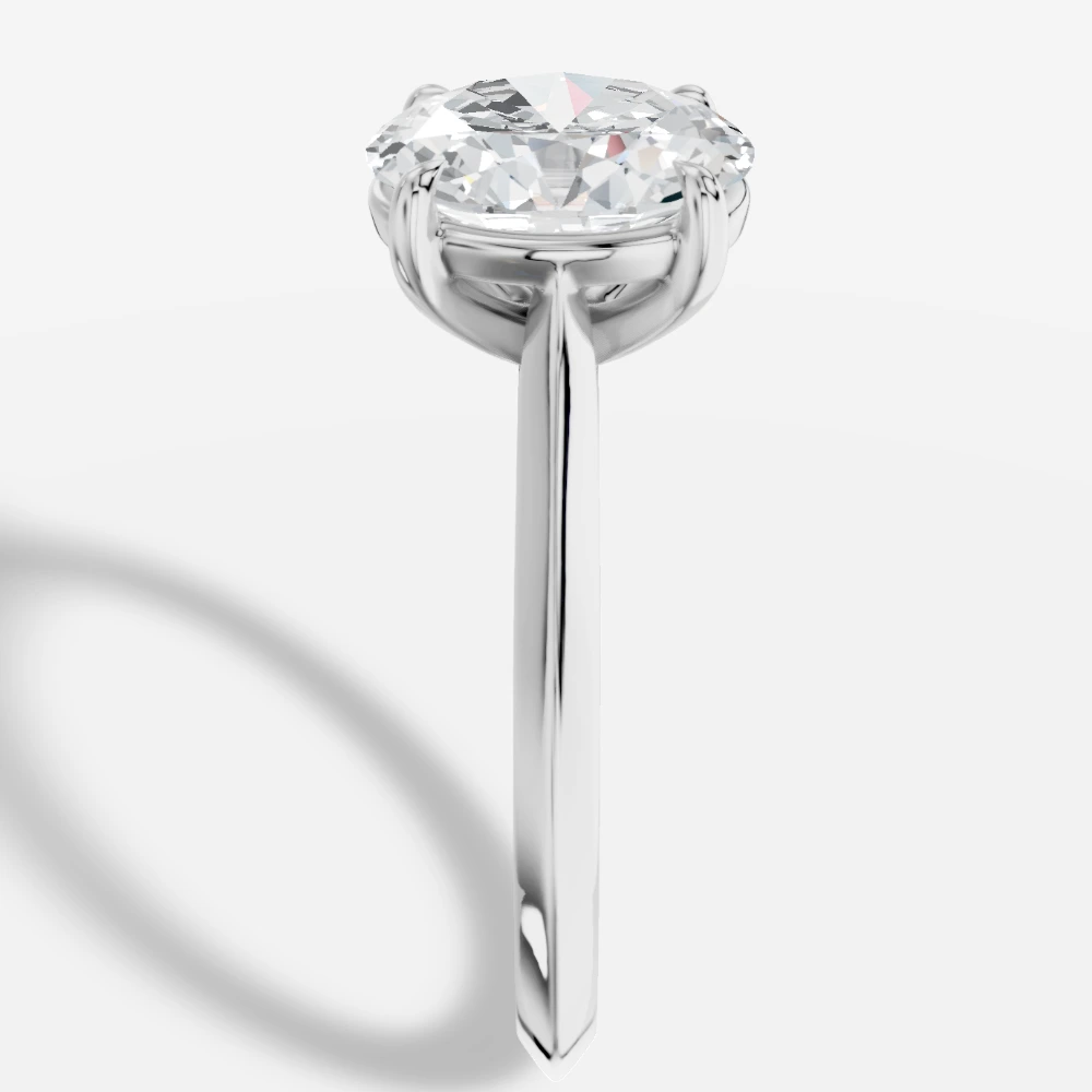Meliora Oval Lab-Grown Diamond Ring · oval cut · lab-grown diamond ring · white gold