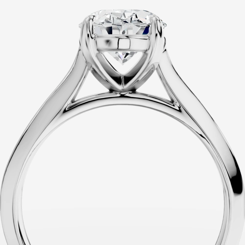 Meliora Oval Lab-Grown Diamond Ring · oval cut · lab-grown diamond ring · white gold