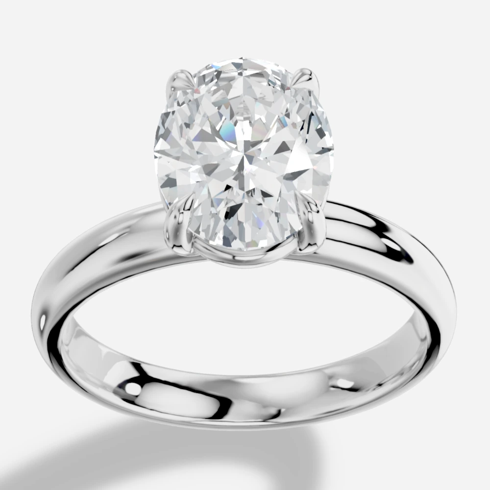 Eirene Oval Lab-Grown Diamond Ring · oval cut · lab-grown diamond ring · white gold