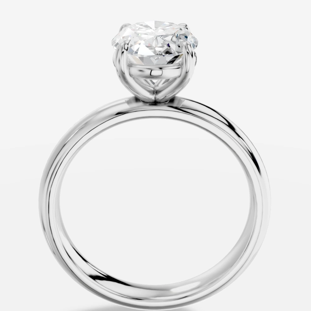 Eirene Oval Lab-Grown Diamond Ring · oval cut · lab-grown diamond ring · white gold
