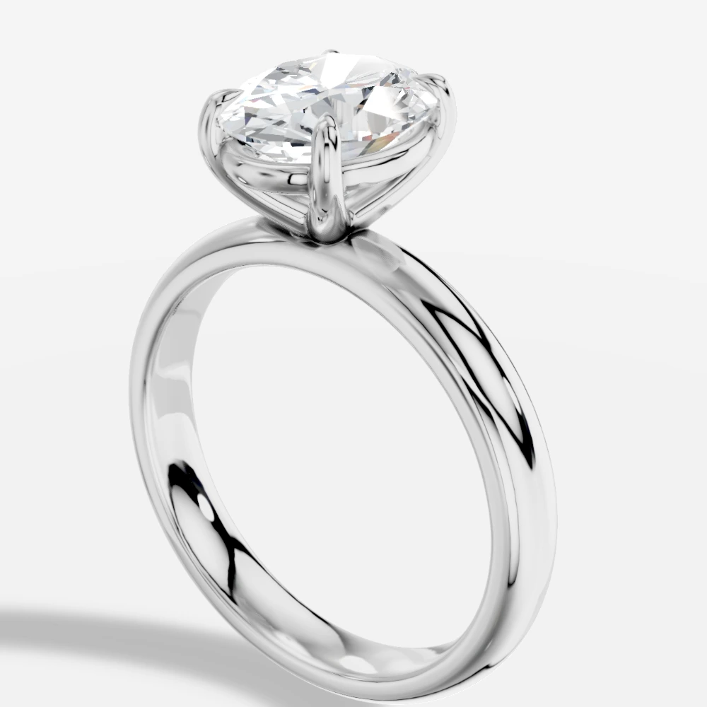 Eirene Oval Lab-Grown Diamond Ring · oval cut · lab-grown diamond ring · white gold
