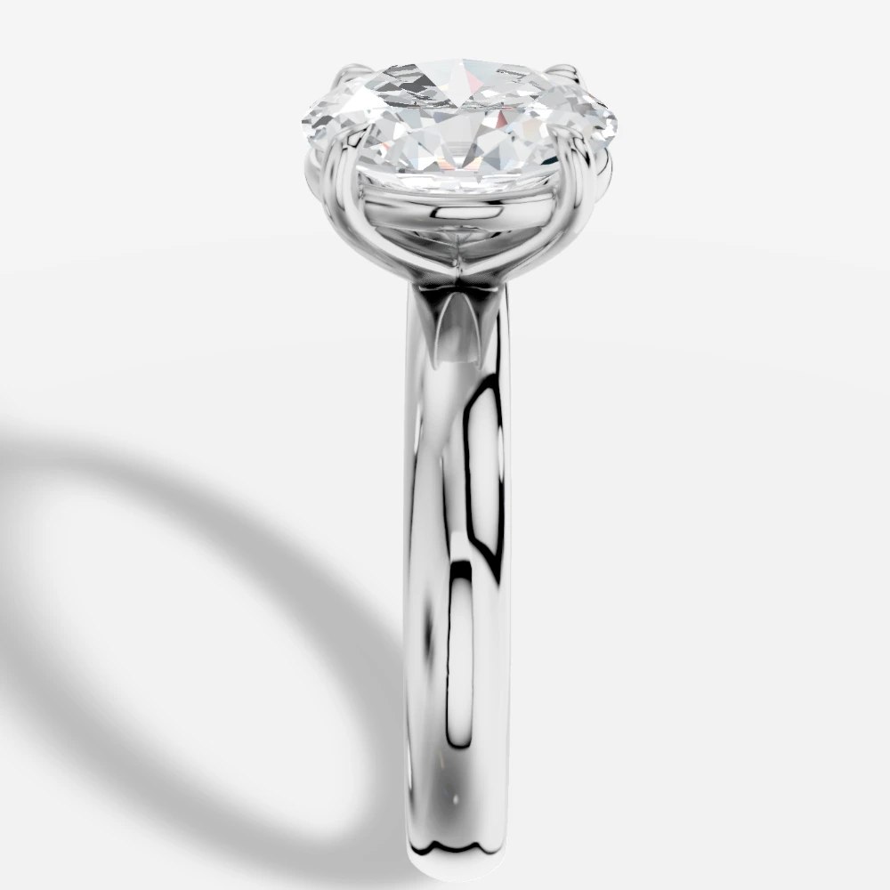 Eirene Oval Lab-Grown Diamond Ring · oval cut · lab-grown diamond ring · white gold