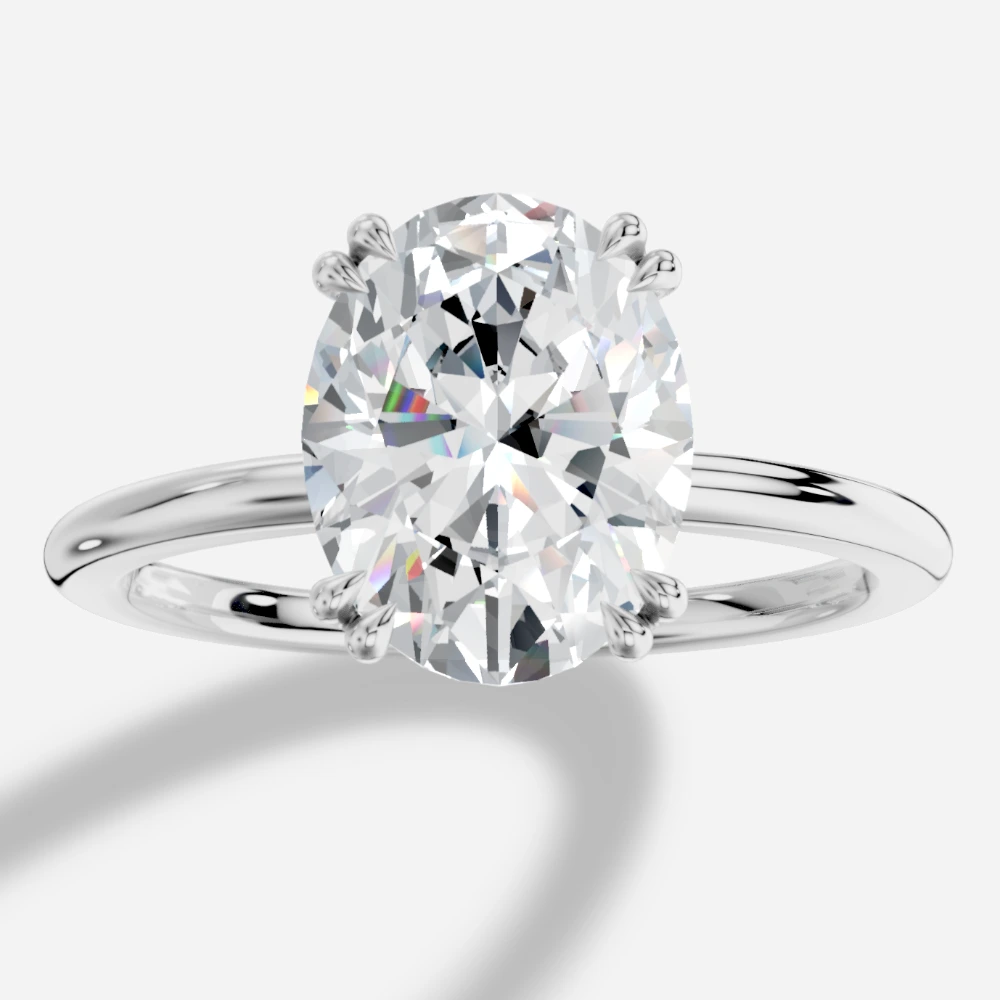 Lydia Oval-Cut Lab-Grown Diamond Ring