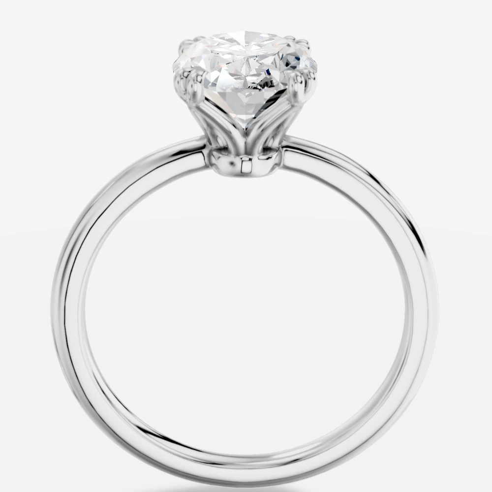 Lydia Oval Lab-Grown Diamond Ring · oval cut · lab-grown diamond ring · white gold