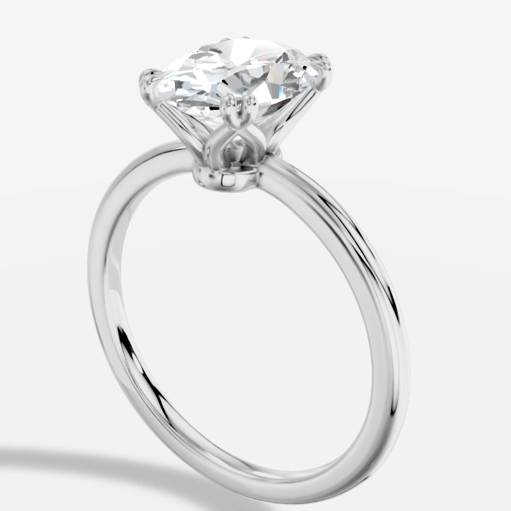 Lydia Oval Lab-Grown Diamond Ring · oval cut · lab-grown diamond ring · white gold