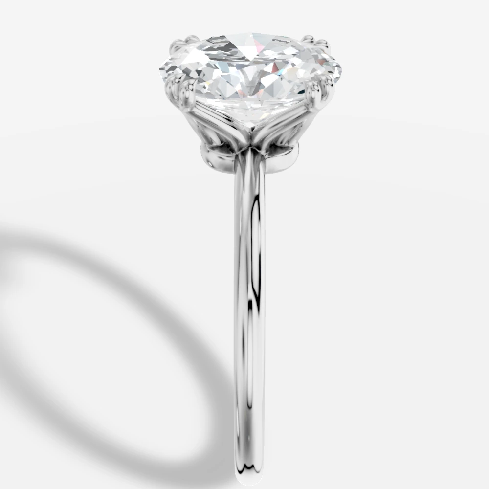 Lydia Oval Lab-Grown Diamond Ring · oval cut · lab-grown diamond ring · white gold