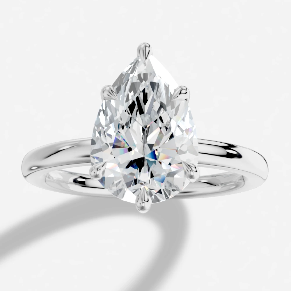 Elysium Pear-Cut Lab-Grown Diamond Ring