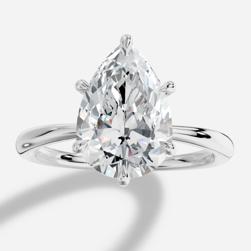 Cybele Pear-Cut Lab-Grown Diamond Ring