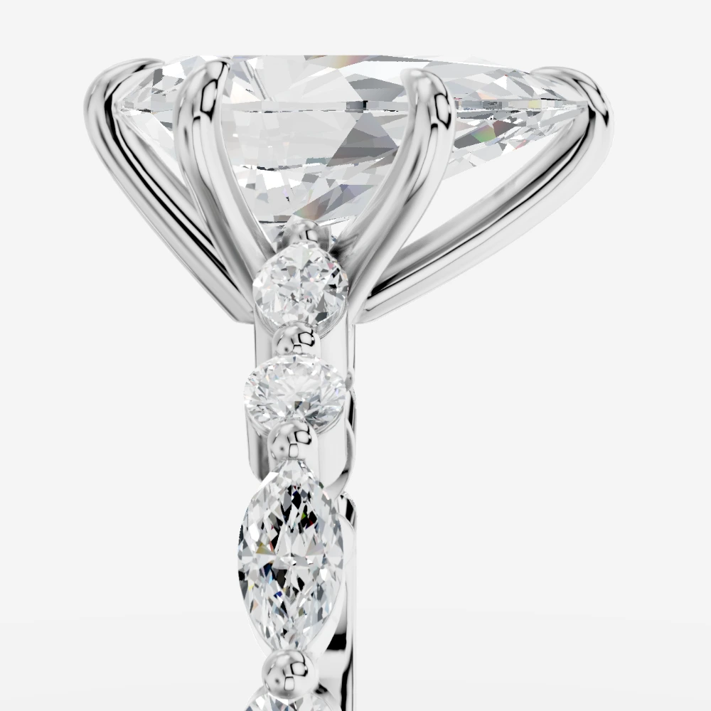 Royelle Pear-Cut Lab-Grown Diamond Ring alternate view