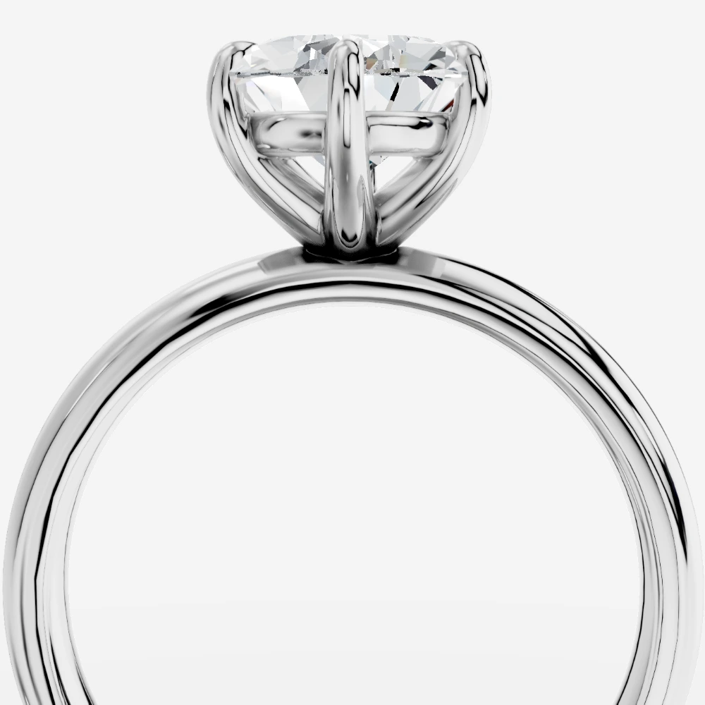 Thalia Damla Laboratuvar Pırlantası Yüzük · peervormig geslepen · lab-grown diamant ring · witgoud