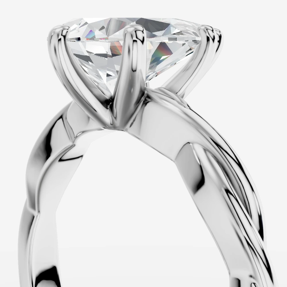 Arianne Damla Laboratuvar Pırlantası Yüzük · Tropfenschliff · Labordiamant Ring · Weißgold