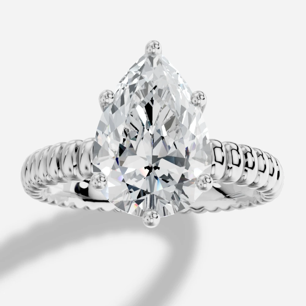 Evadra Pear-Cut Lab-Grown Diamond Ring