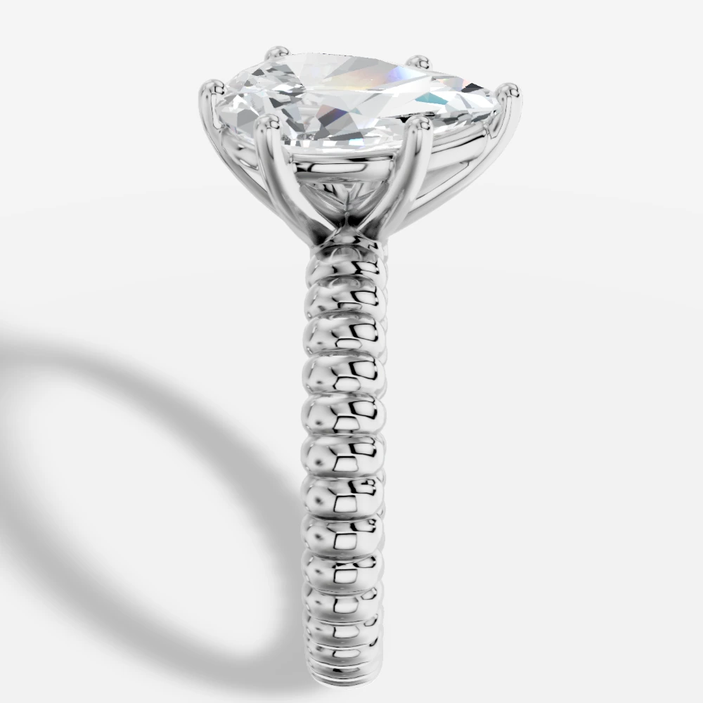 Evadra Pear Lab-Grown Diamond Ring · pear cut · lab-grown diamond ring · white gold