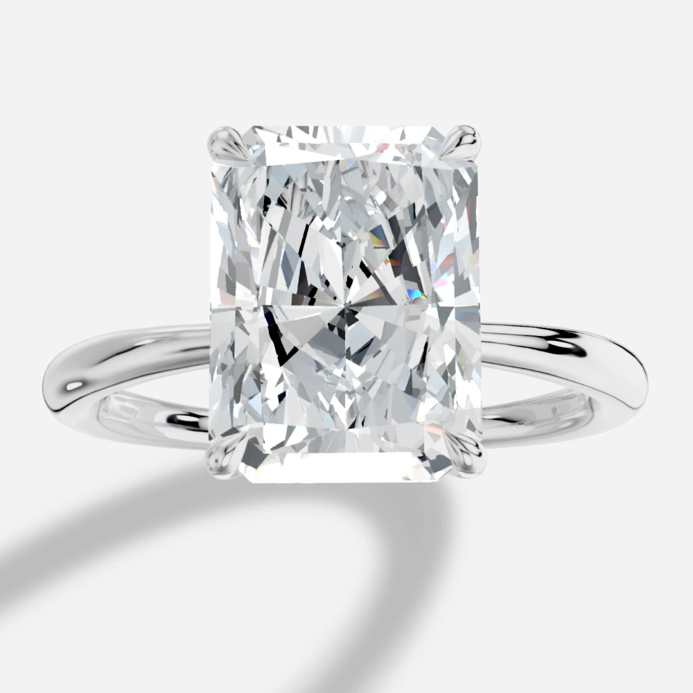 Cybele Radiant-Cut Lab-Grown Diamond Ring