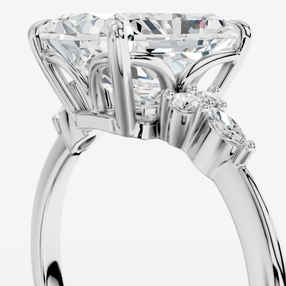 Liora Radiant-Cut Lab-Grown Diamond Ring alternate view
