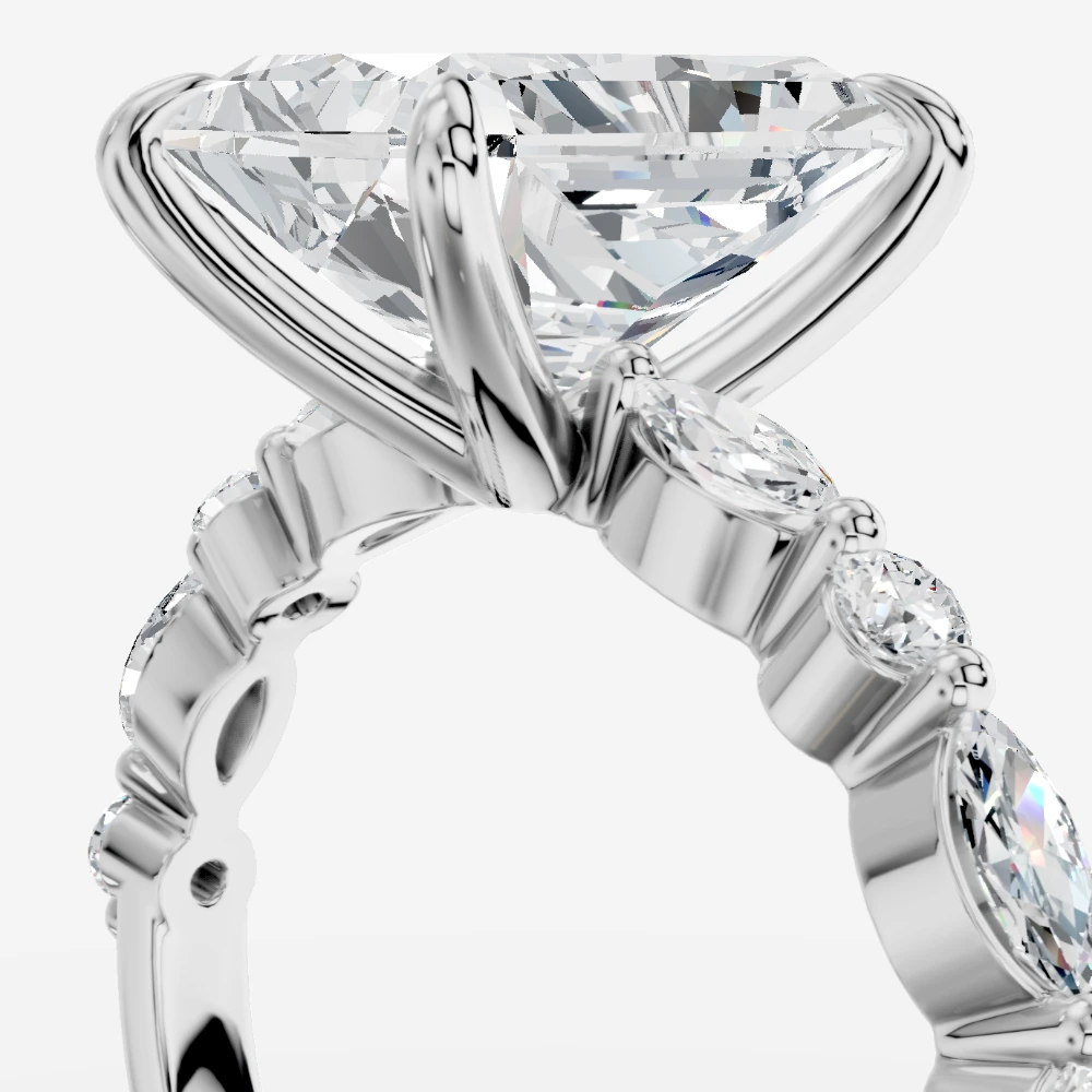 Royelle Radiant-Cut Lab-Grown Diamond Ring alternate view