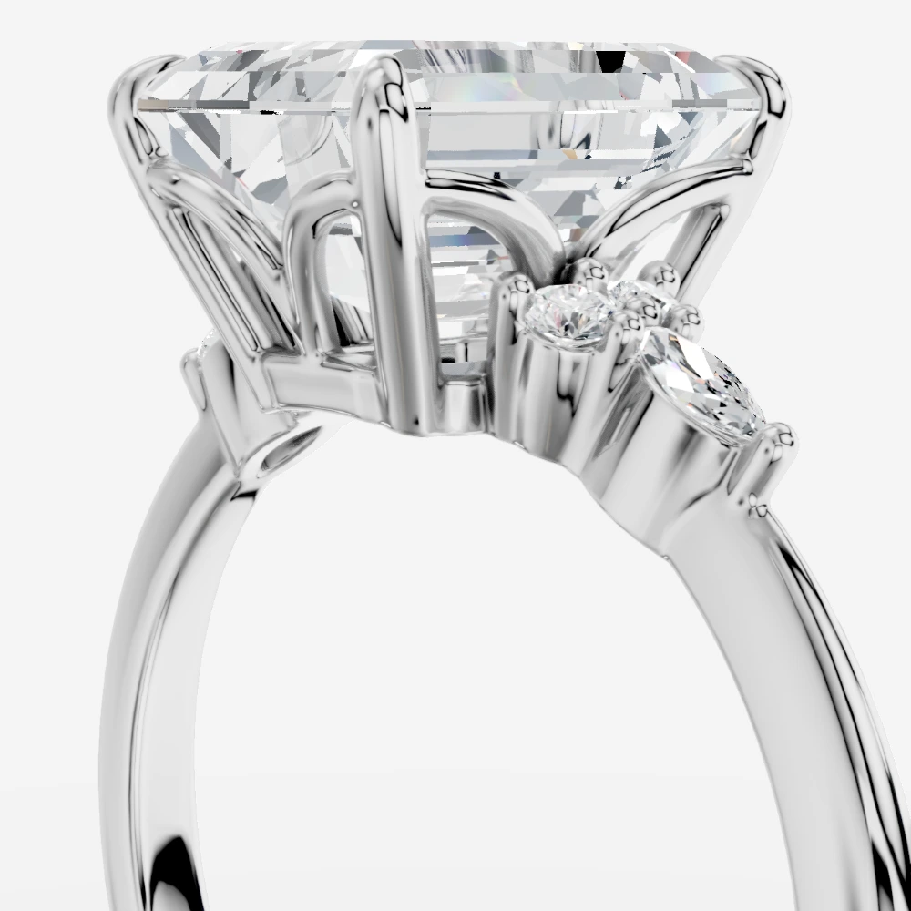 Liora Emerald-Cut Lab-Grown Diamond Ring alternate view