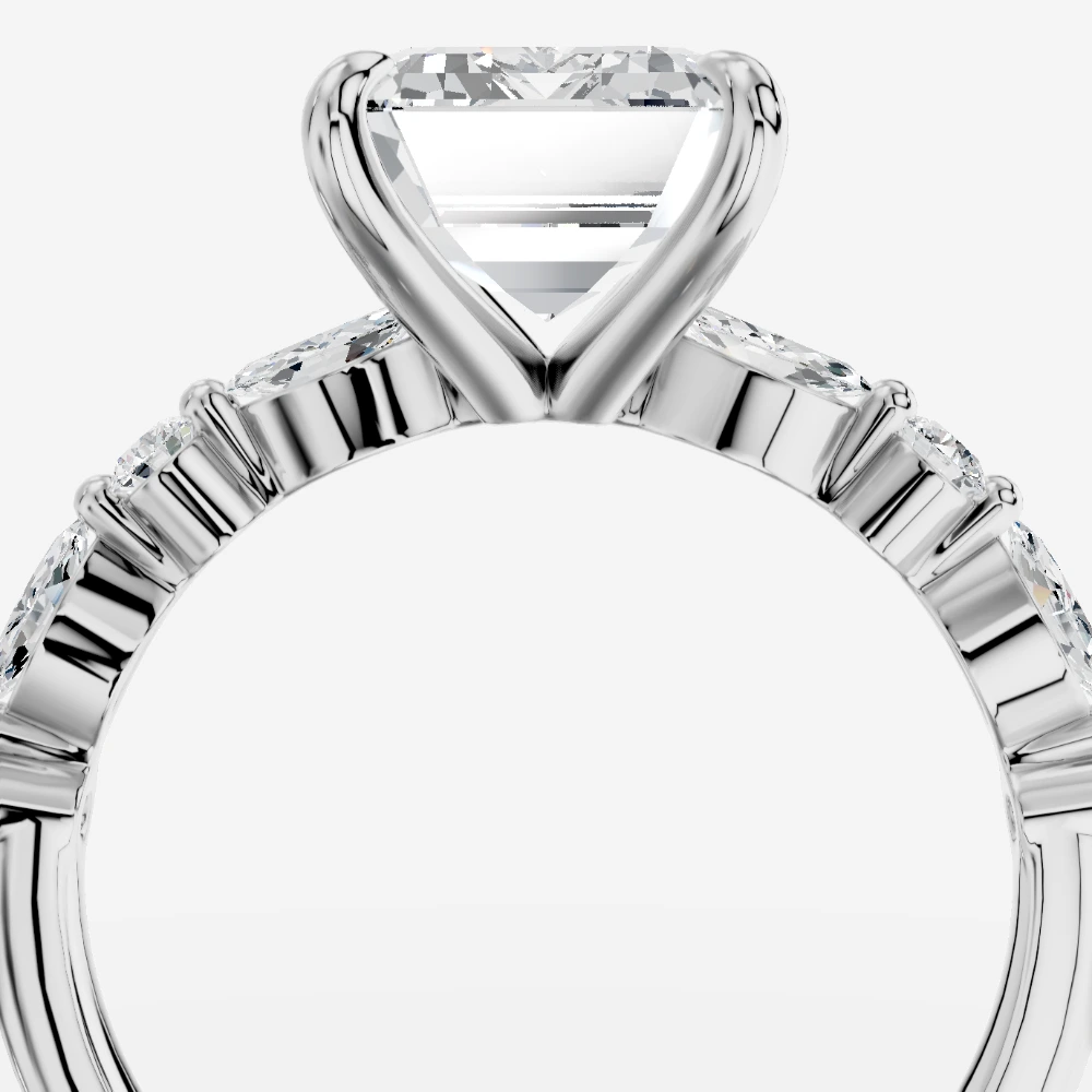 Royelle Emerald-Cut Lab-Grown Diamond Ring
